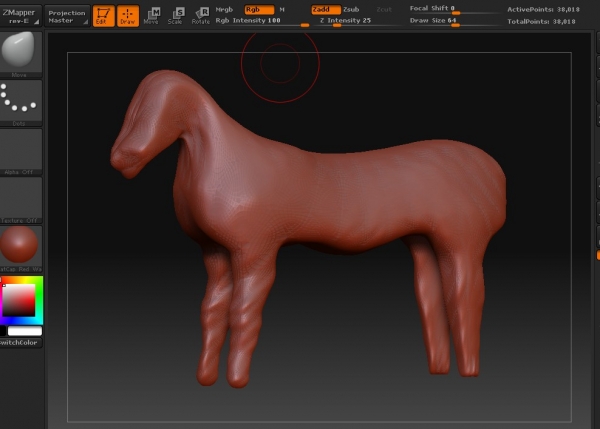 Creation of A colt: Step 14